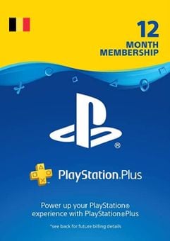 Playstation Plus (PS+) -  12 Month Subscription (Belgium)